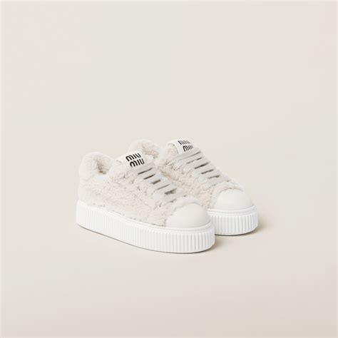 miu miu nylon tech platform sneakers|miu mi u shoes.